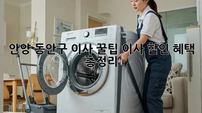 안양 동안구 이사 꿀팁🍯 이사 할인 혜택 총정리!